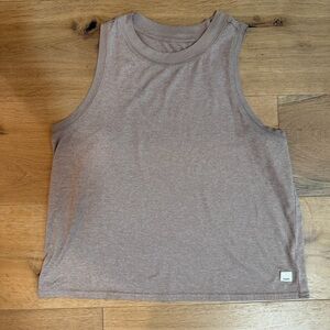 Vuori Heathered Mauve Tank Top